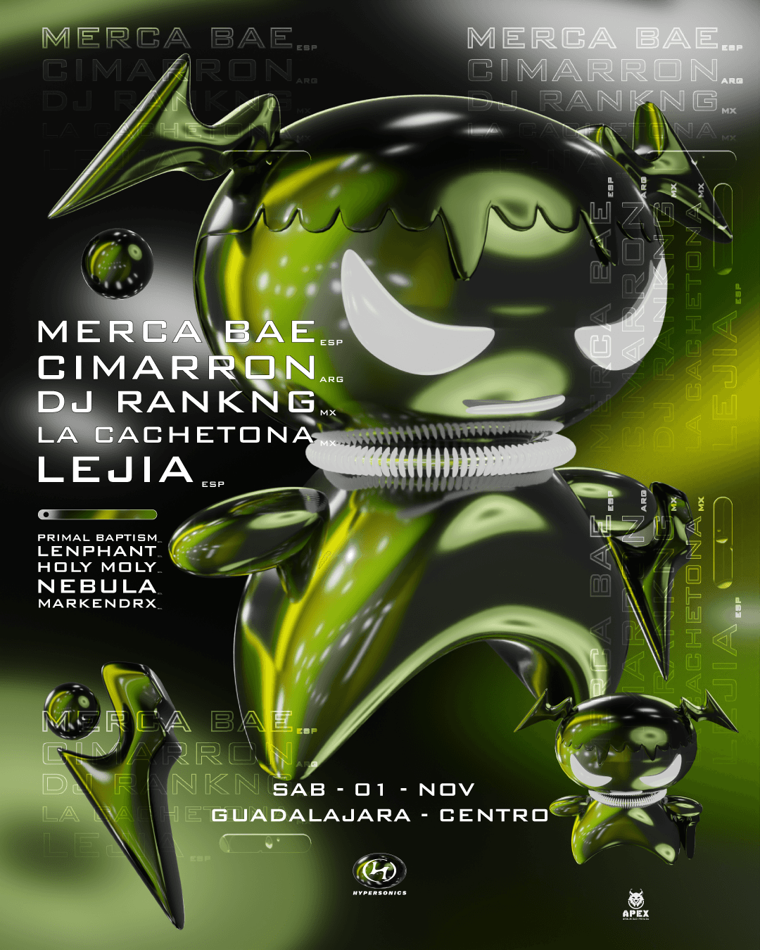 HYPERSONICS //> Merca Bae, Cimarron - GDL.